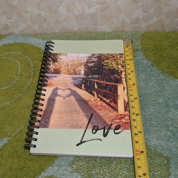 5x8 Love Notebook Journal Couple Heart Silhouette Love Shadow - Picture 7 of 9